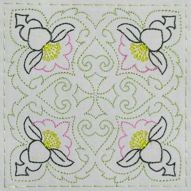 BFC0552 Garden Quilt Squares