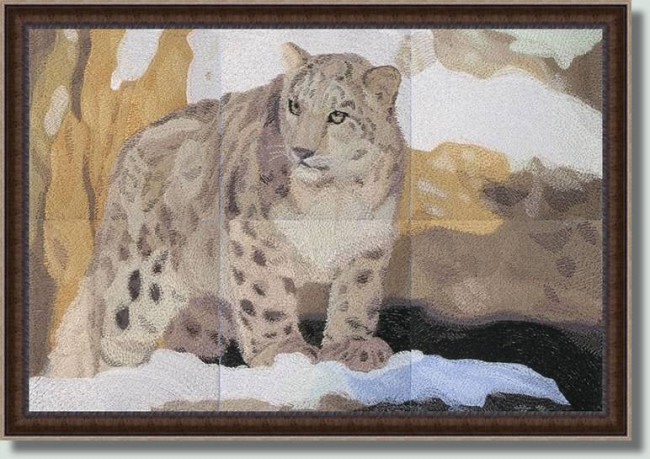 BFC0564 Window-Snow Leopard