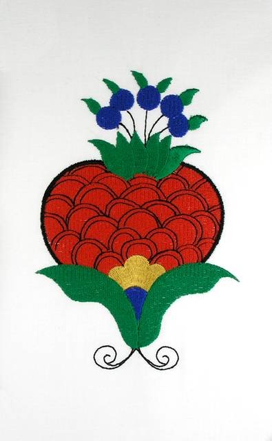 BFC0577 Iznik Pottery Florals