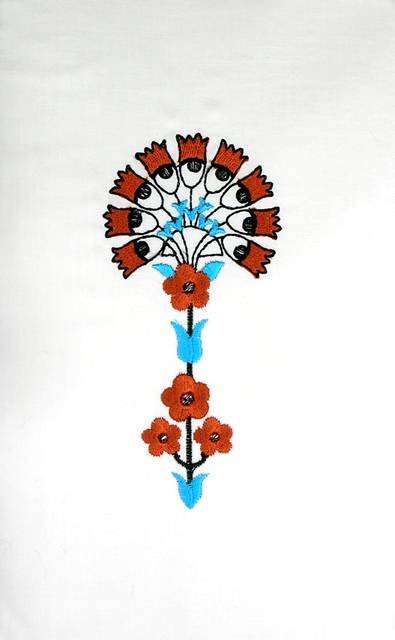 BFC0577 Iznik Pottery Florals