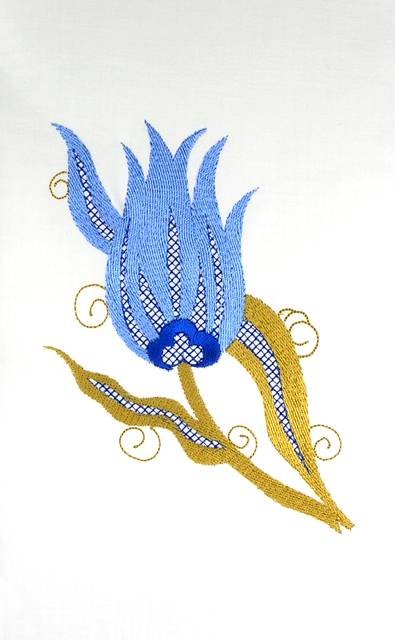 BFC0577 Iznik Pottery Florals