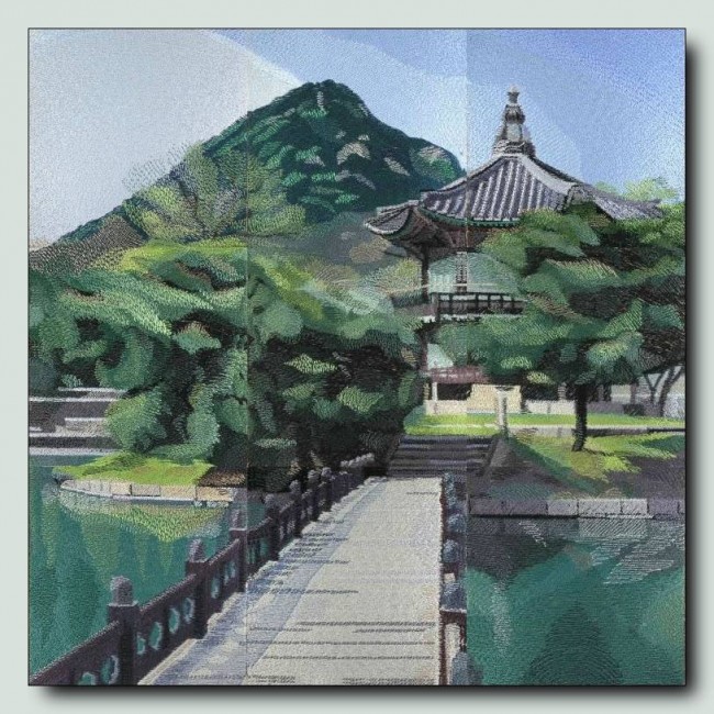 BFC0578 Window - Oriental Tranquility