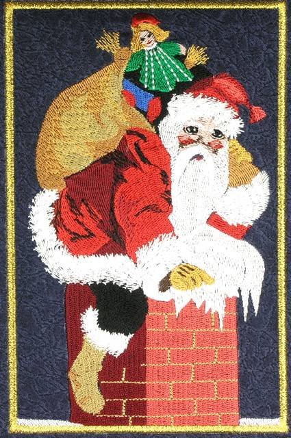BFC0583 Quilt in the Hoop Christmas Stocking I