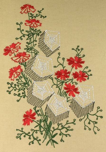 BFC0589 Crystal Flowers
