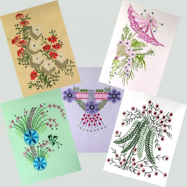 BFC0589 Crystal Flowers