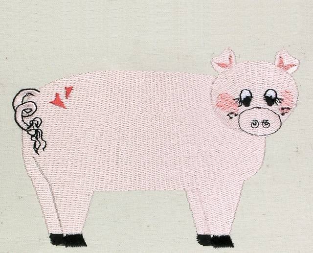 BFC0597 Folk Art Barnyard
