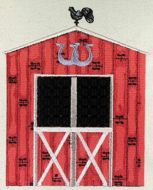 BFC0597 Folk Art Barnyard