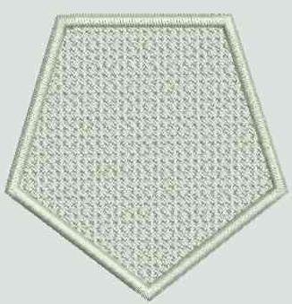 BFC0204 Lace Bowl & Doily Squash Blossom Necklace