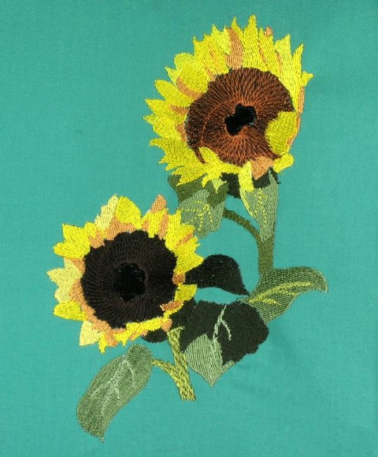 BFC0603 Sunflowers and Finches Designs