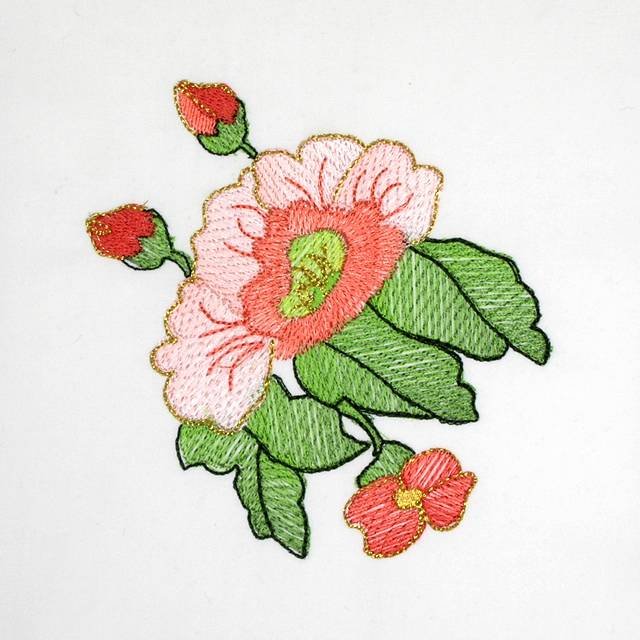 BFC0617 Shoulder Drapes - Floral Pheasant