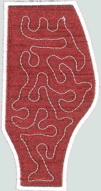 BFC0626 Quilt in the Hoop Christmas Stocking V