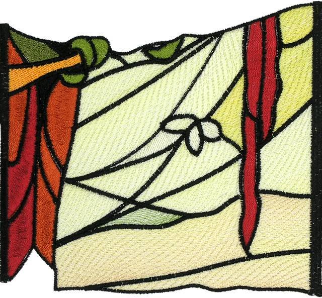 BFC0629 Stained Glass-Parrot