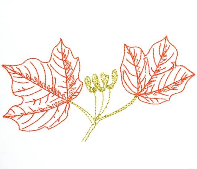 BFC0630 Color Sketches-Autumn Leaves
