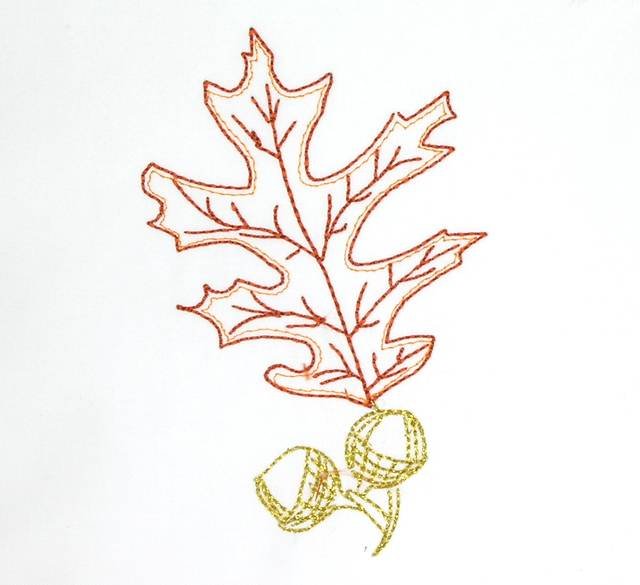 BFC0630 Color Sketches-Autumn Leaves