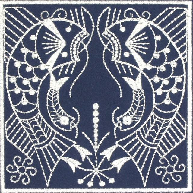 BFC0640 Quilt In the Hoop Chinese Indigo Quilt Blocks I