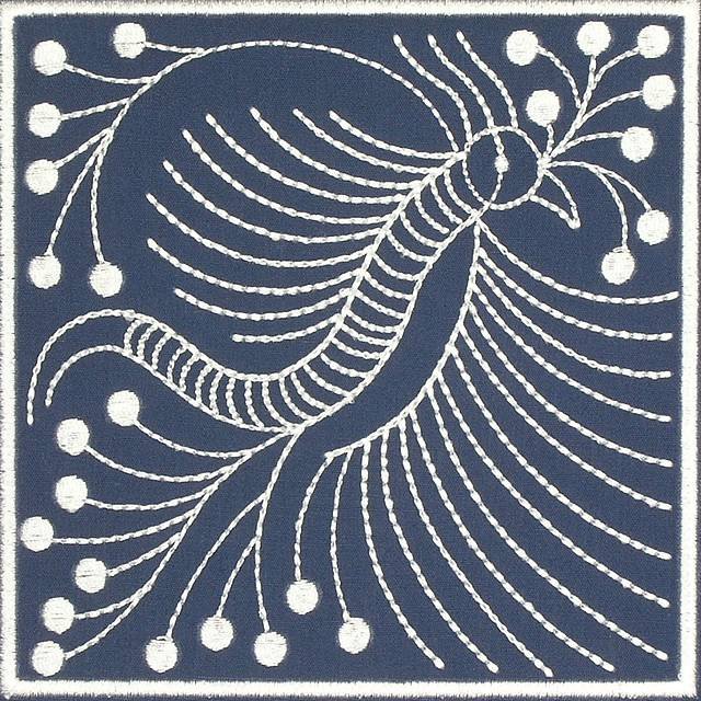 BFC0641 Quilt In the Hoop Chinese Indigo Quilt Blocks II