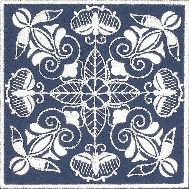 BFC0641 Quilt In the Hoop Chinese Indigo Quilt Blocks II