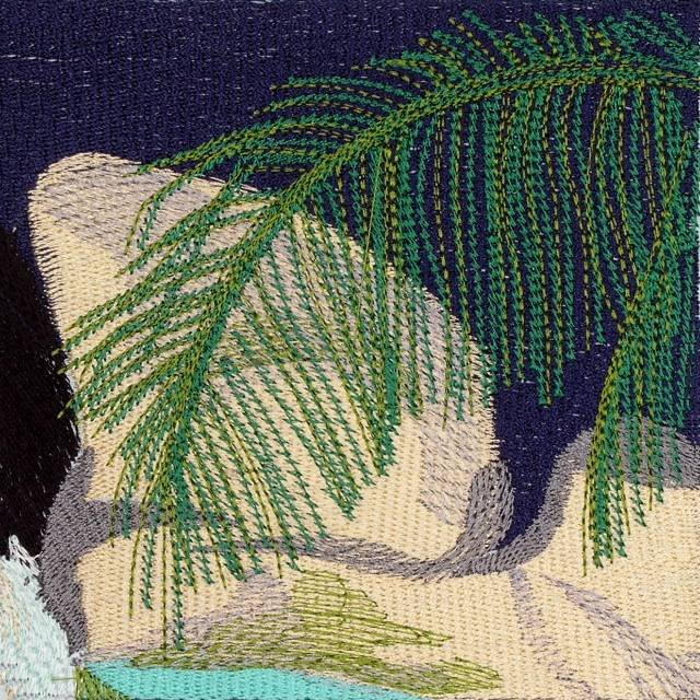 BFC0645 Window-Flamingo Paradise
