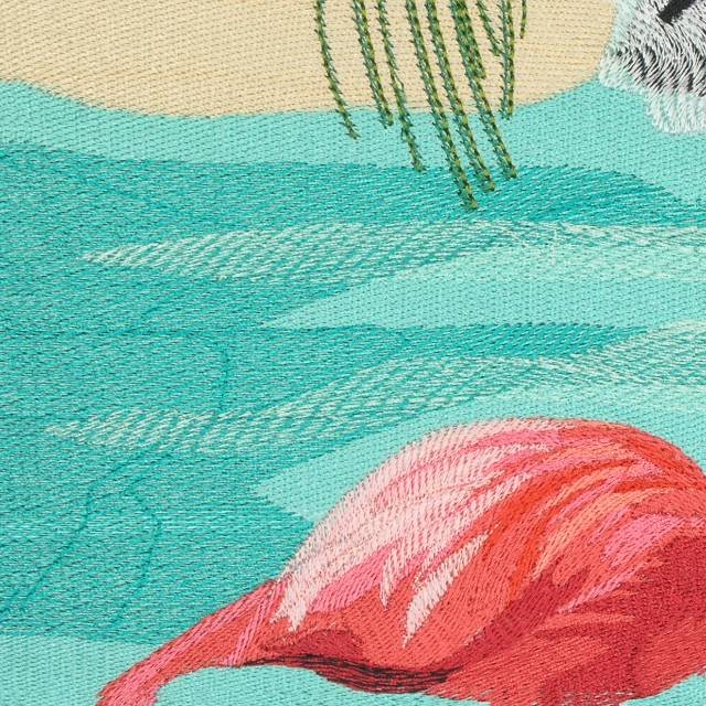 BFC0645 Window-Flamingo Paradise