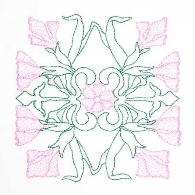 BFC0650 Alpine Wildflower Quilt Blocks I