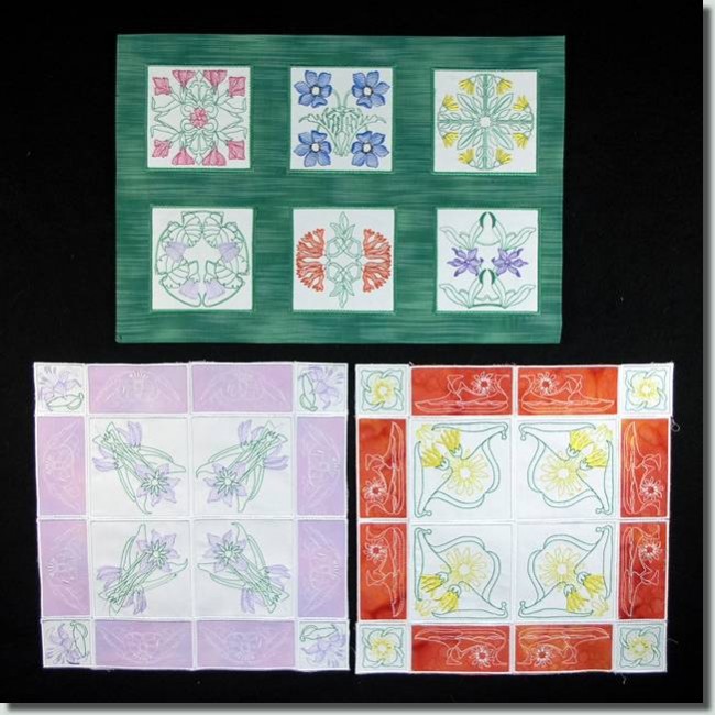 BFC0653 Quilt In the Hoop Alpine Wildflower Quilt Blocks II