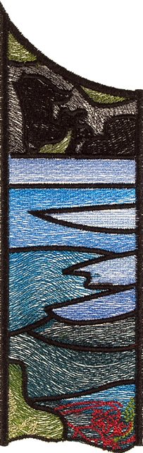 BFC0658 Stained Glass- Orcas