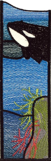BFC0658 Stained Glass- Orcas