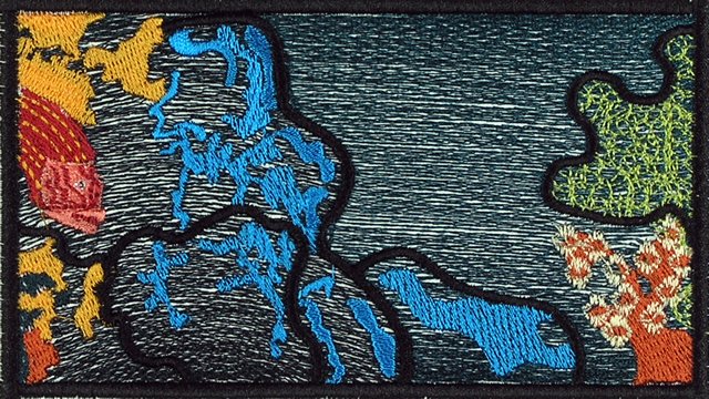 BFC0658 Stained Glass- Orcas