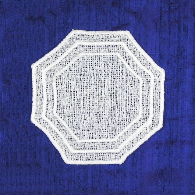 BFC0681 FSL 3D Morning Glory Bowl & Doily