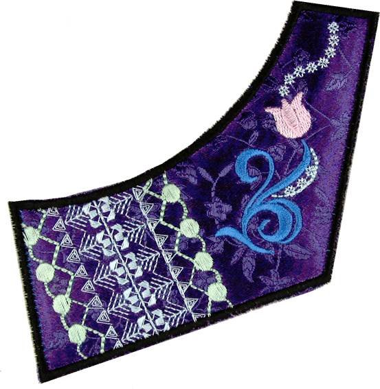 BFC0702 QIH Crazy Quilt Hobo Bag
