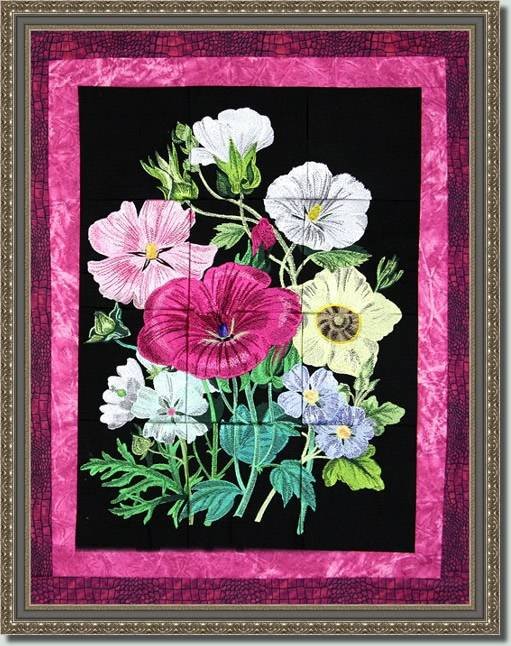 BFC0713 Window - Elegant Flowers