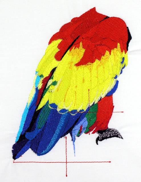 BFC0718 Large Scarlet Macaw
