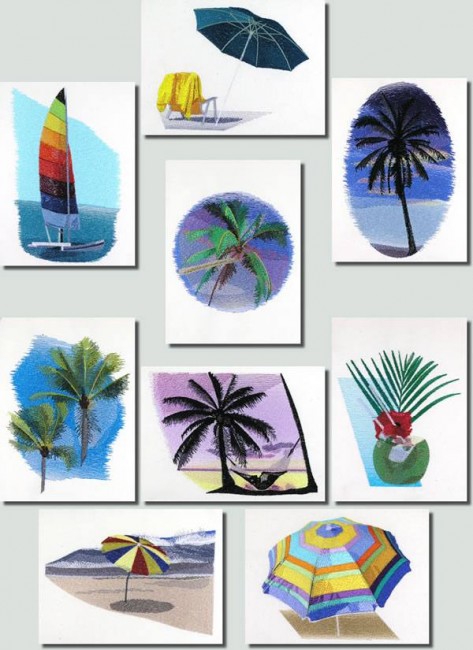 BFC0726 Tropical Getaway Designs