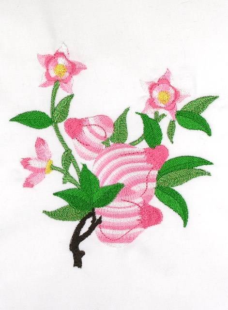 BFC0727 Variegated Flowers