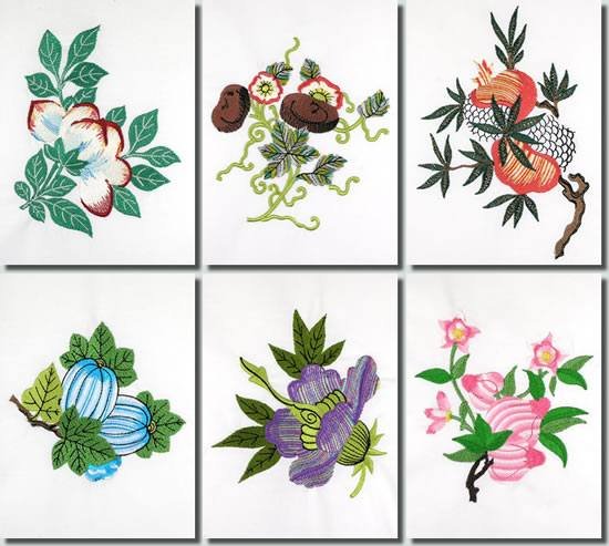 BFC0727 Variegated Flowers