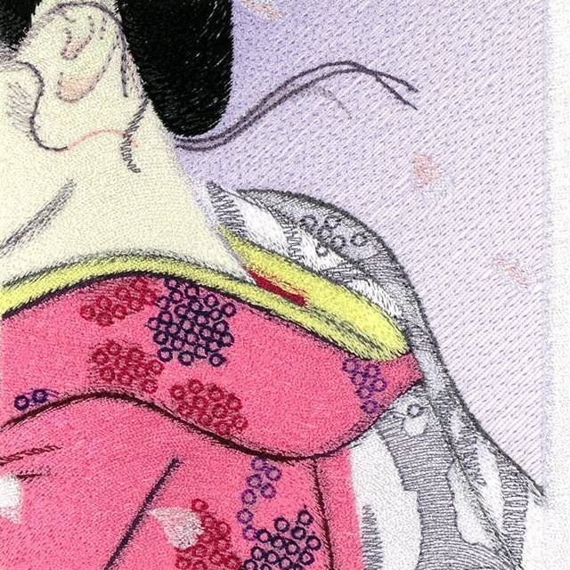 BFC0729 Window - Geisha - A Moment of Reflection