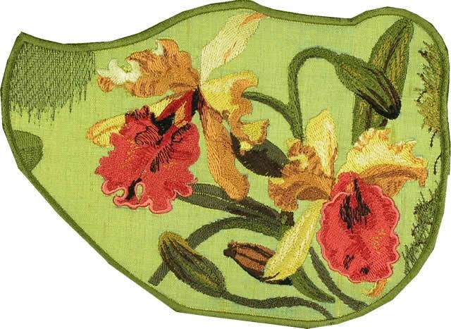 BFC0733 QIH Orchid Jungle Handbag