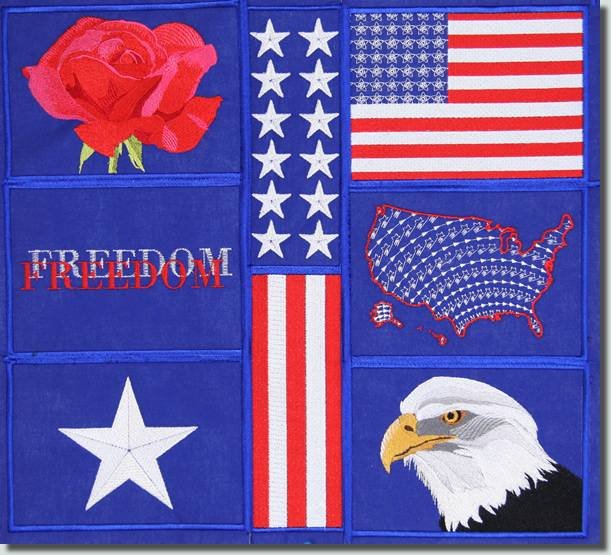 BFC0737 QIH US Freedom Tote Bag