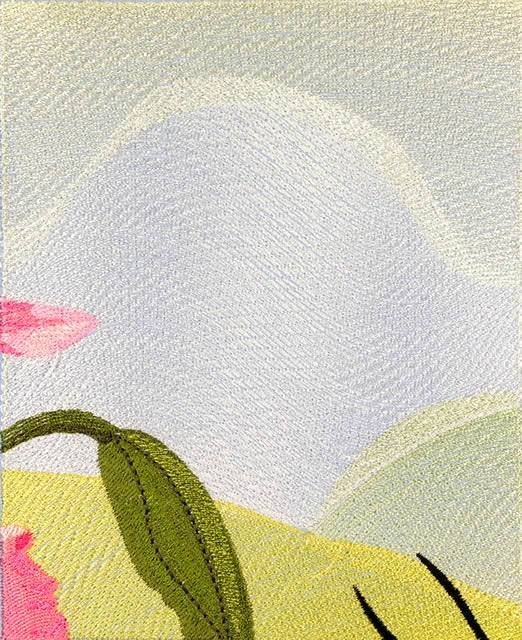 BFC0740 Window-Hummingbirds and the Orchid