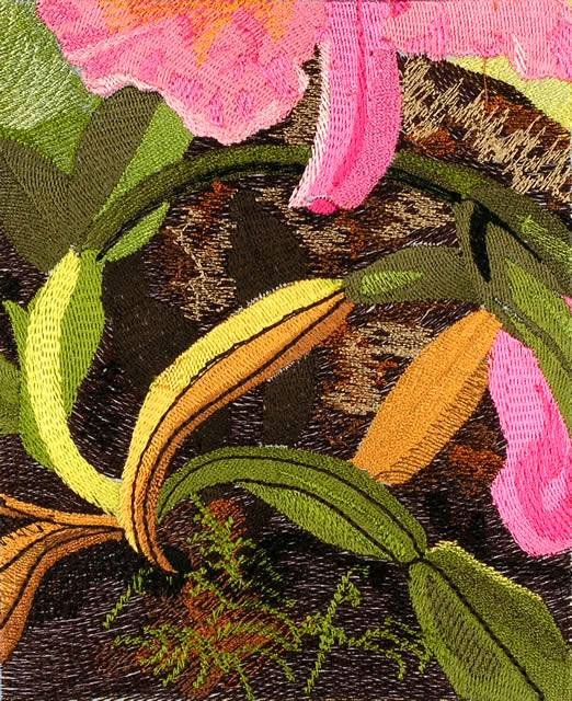 BFC0740 Window-Hummingbirds and the Orchid