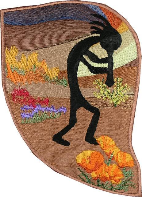 BFC0748 QIH Kokopelli Handbag