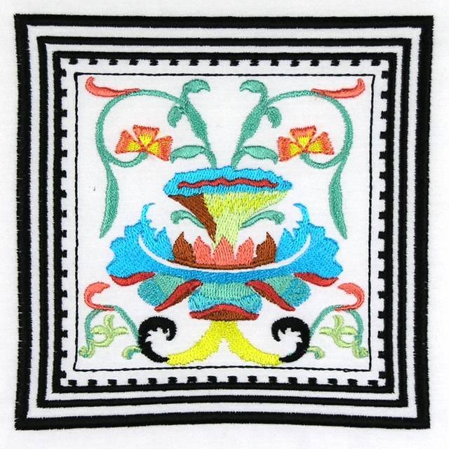 BFC0750 Ancient Italian Tiles Quilt Blocks I