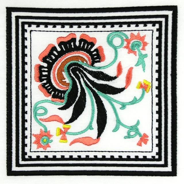 BFC0751 Ancient Italian Tiles Quilt Blocks II