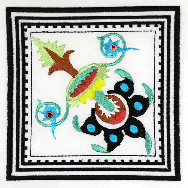 BFC0751 Ancient Italian Tiles Quilt Blocks II