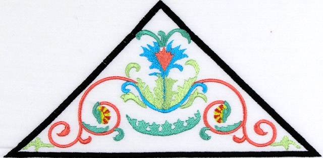 BFC0754 Ancient Italian Tiles Centerpiece, Borders and Corners