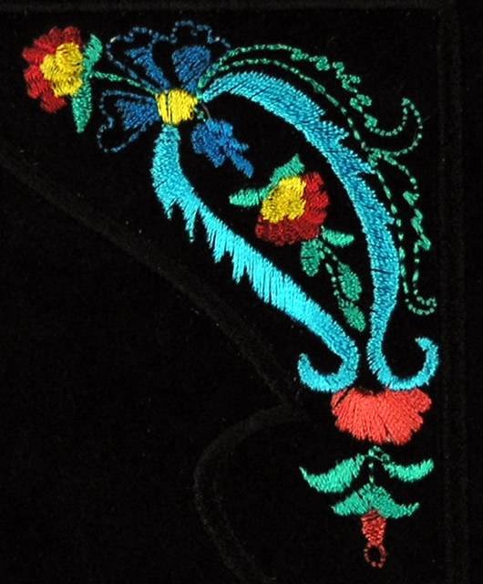 BFC0756 QIH Peacock Paisley Bag