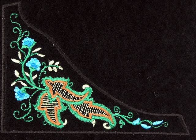 BFC0756 QIH Peacock Paisley Bag