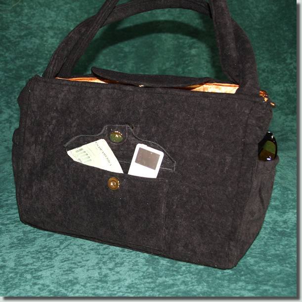 BFC0756 QIH Peacock Paisley Bag