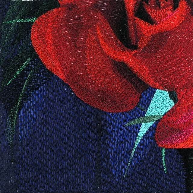 BFC0758 Window - Red Roses