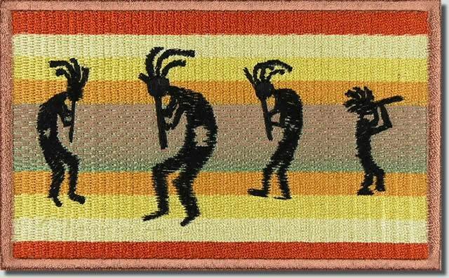 BFC0759 QIH Kokopelli Wallhanging